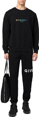GIVENCHY SS22 黑色圓領衛衣印有標誌圖案。 BMJ0GS3Y78001 Lookbook GIVENCHY SS22 黑色圓領衛衣印有標誌圖案。 BMJ0GS3Y78001