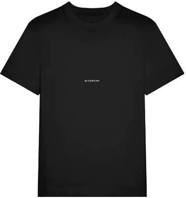 GIVENCHY SS22 Black Crewneck T-Shirt with Solid Logo Print. BM71F83Y6B-001 Order GIVENCHY SS22 Black Crewneck T-Shirt with Solid Logo Print. BM71F83Y6B-001