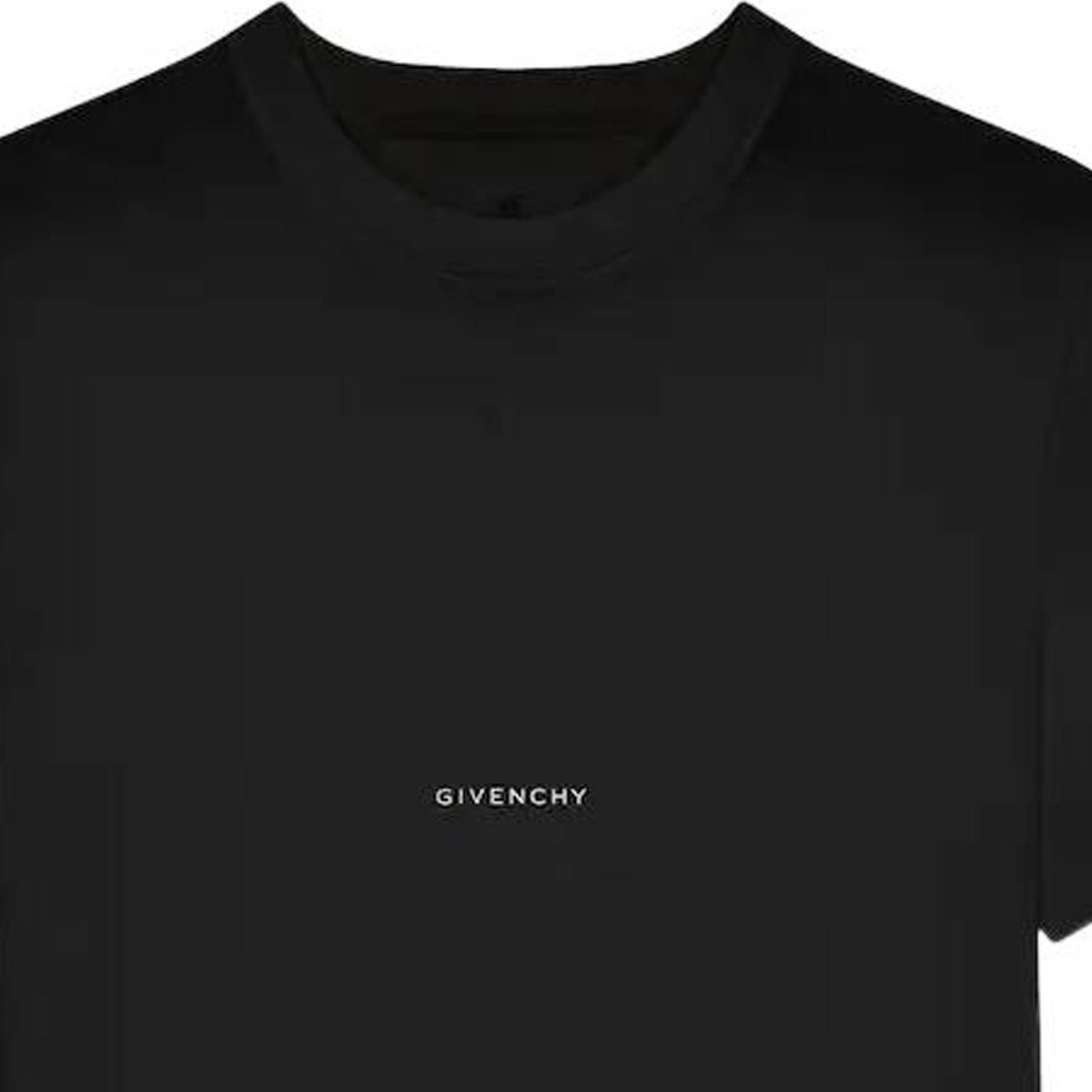 GIVENCHY SS22  Black Crewneck T-Shirt with Solid Logo Print. BM71F83Y6B-001 圖 7