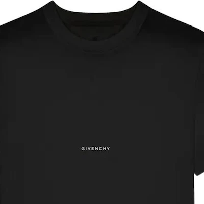 GIVENCHY SS22 Black Crewneck T-Shirt with Solid Logo Print. BM71F83Y6B-001 Sizing GIVENCHY SS22 Black Crewneck T-Shirt with Solid Logo Print. BM71F83Y6B-001