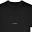 Sizing GIVENCHY SS22 Black Crewneck T-Shirt with Solid Logo Print. BM71F83Y6B-001