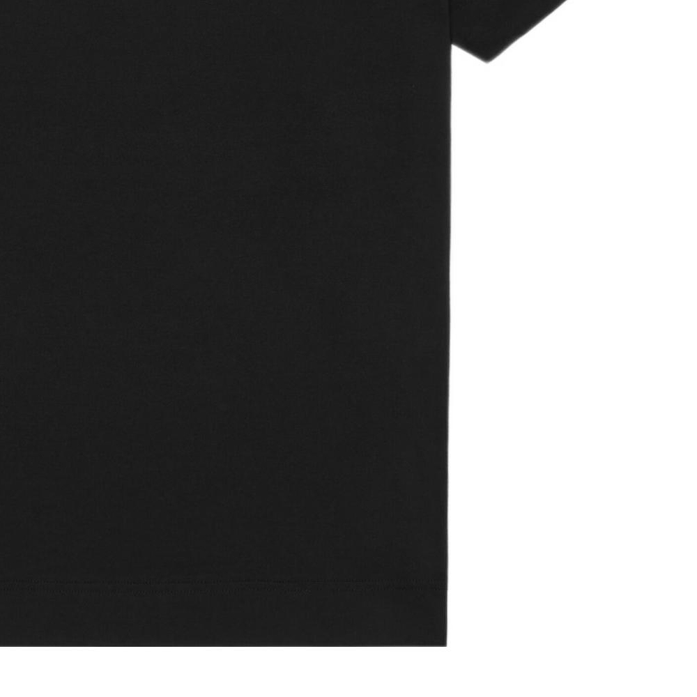 Sizing 지방시 SS22 블랙 니트 크루넥 반팔 티셔츠. BM71BF3Y6B-001