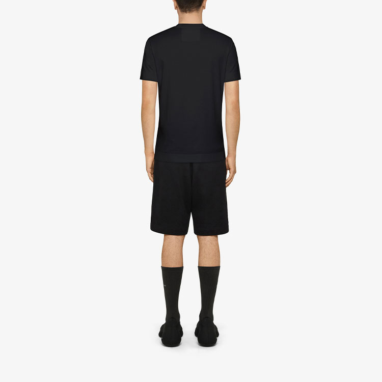 Purchase Givenchy SS22 Celana Pendek Bermuda Hitam Logo Katun BM515B3Y78-001