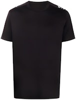 GIVENCHY SS22 Black Logo Embroidered Crewneck T-Shirt. BM71DX3Y6B-001 GIVENCHY SS22 Black Logo Embroidered Crewneck T-Shirt. BM71DX3Y6B-001