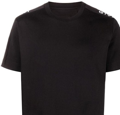GIVENCHY SS22 黑色刺繡Logo圓領T恤 BM71DX3Y6B-001 Details for GIVENCHY SS22 黑色刺繡Logo圓領T恤 BM71DX3Y6B-001