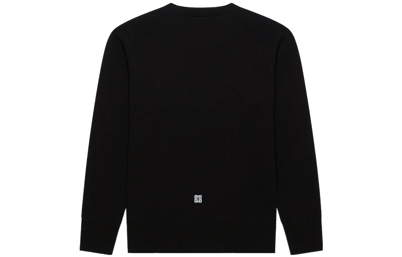 Lookbook GIVENCHY SS22 黑色刺繡Logo長袖衛衣 BMJ0H63Y78-001