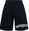 Buy Givenchy SS22 Black Relaxed Embroidered Logo Mid-Waist Shorts BM513V3Y78-001
