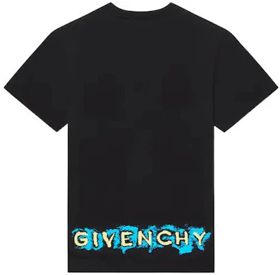 Givenchy SS22 Baju-T Lengan Pendek Hitam dengan Cetakan Logo Hati. BM71DM3Y6B-001 Lookbook Givenchy SS22 Baju-T Lengan Pendek Hitam dengan Cetakan Logo Hati. BM71DM3Y6B-001