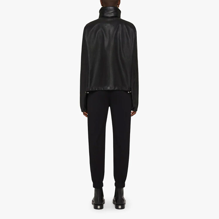 Purchase GIVENCHY SS22  Black Slim-Fit Embroidered Logo Jogger Sweatpants BM513U3Y78-001