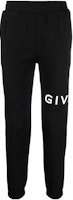 GIVENCHY SS22 Black Tapered Knit Joggers with Logo Embroidery. BM51353Y78-001 GIVENCHY SS22 Black Tapered Knit Joggers with Logo Embroidery. BM51353Y78-001