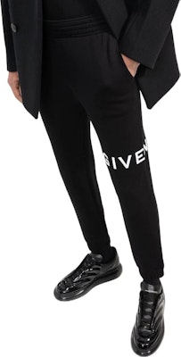 纪梵希 SS22 黑色徽标刺绣修身针织运动裤 BM51353Y78-001 Purchase 纪梵希 SS22 黑色徽标刺绣修身针织运动裤 BM51353Y78-001