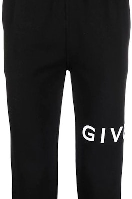 纪梵希 SS22 黑色徽标刺绣修身针织运动裤 BM51353Y78-001 Sizing 纪梵希 SS22 黑色徽标刺绣修身针织运动裤 BM51353Y78-001