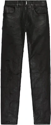 Givenchy SS22 Jeans Denim Hitam Distressed. BM50ST50M6-001 Order Givenchy SS22 Jeans Denim Hitam Distressed. BM50ST50M6-001