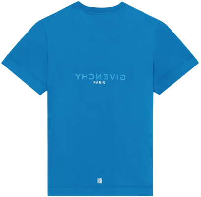 GIVENCHY SS22 寬鬆版型藍色標誌印花T恤 BM71653Y6B-430 Lookbook GIVENCHY SS22 寬鬆版型藍色標誌印花T恤 BM71653Y6B-430