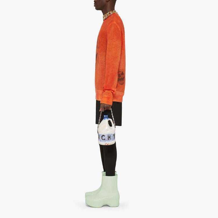 Purchase GIVENCHY SS22 Sweater Lengan Panjang Motif Geometris Porcelain Orange BM90JF4YAN-802