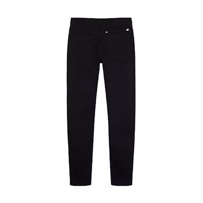 GIVENCHY SS22 Slim Fit Distressed Black Jeans BM50ST50NY-001
