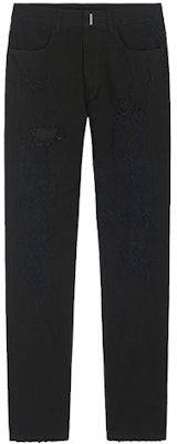 GIVENCHY SS22 Celana Jeans Hitam Slim Fit Distressed BM50ST50NY-001 Lookbook GIVENCHY SS22 Celana Jeans Hitam Slim Fit Distressed BM50ST50NY-001