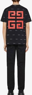 GIVENCHY SS22 Celana Jeans Hitam Slim Fit Distressed BM50ST50NY-001 1