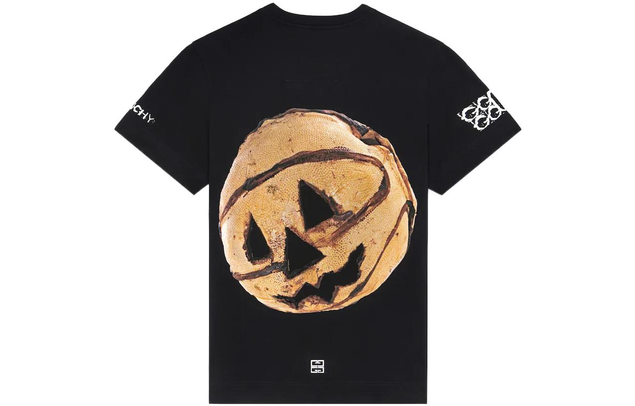 Order GIVENCHY SS22 Kaos Hitam Slim Fit Cetak Huruf Lengan Pendek. BM71CP3Y6B-001