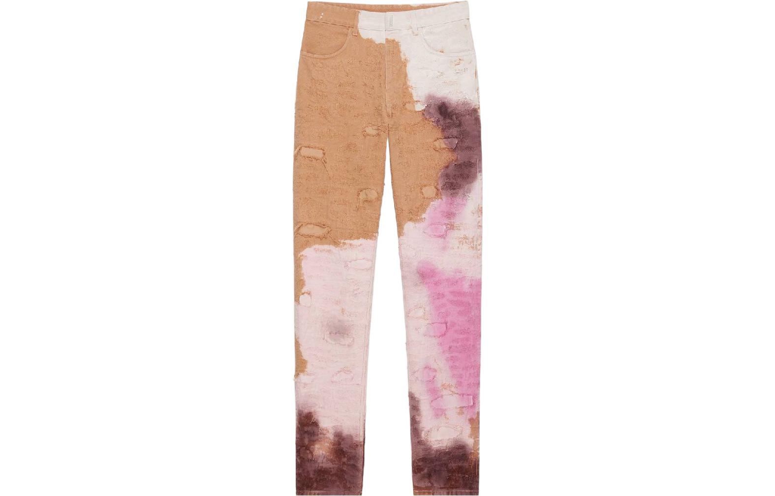 Order ジバンシィ SS22 スリムフィット ミッドライズ イエロー ウォッシュド エフェクト ジーンズ BM50ST5Y32-293