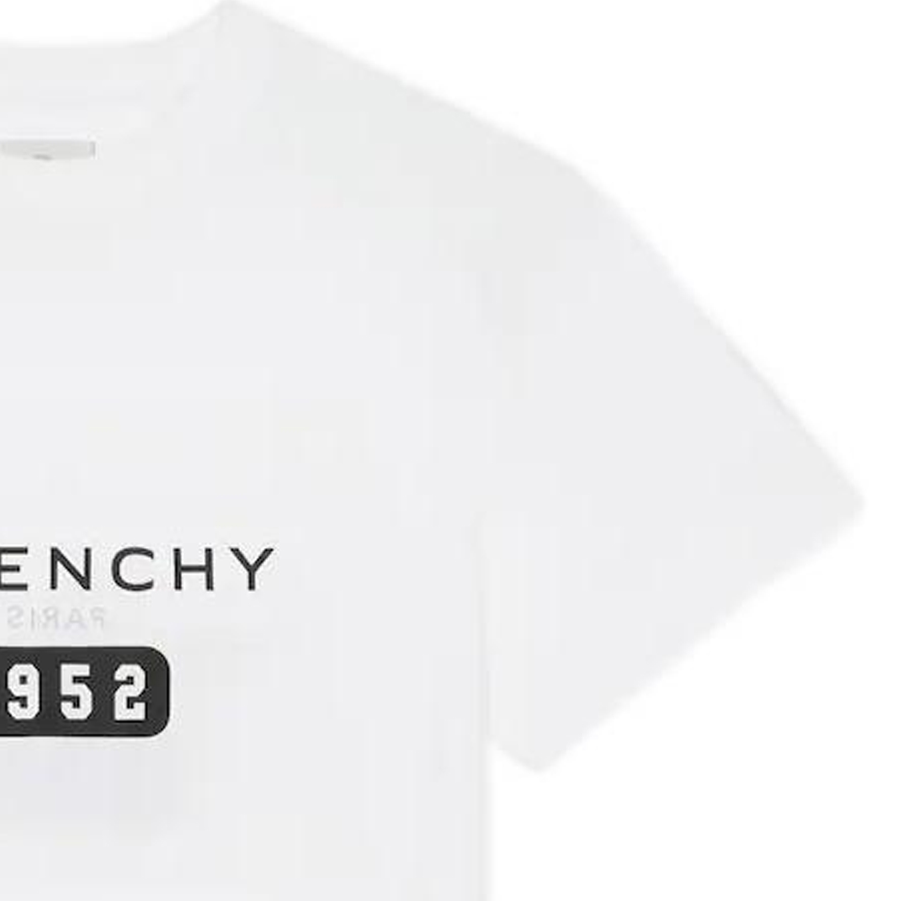 GIVENCHY SS22  White Slim-Fit T-Shirt with Letter Print. BM716G3Y87-100 圖 7