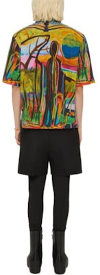 Givenchy SS22 抽象印花夏威夷短袖襯衫 多色 男款 BM60T5149A-960 Shop Givenchy SS22 抽象印花夏威夷短袖襯衫 多色 男款 BM60T5149A-960