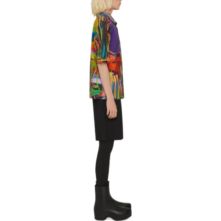 Purchase Givenchy SS22 抽象印花夏威夷短袖襯衫 多色 男款 BM60T5149A-960