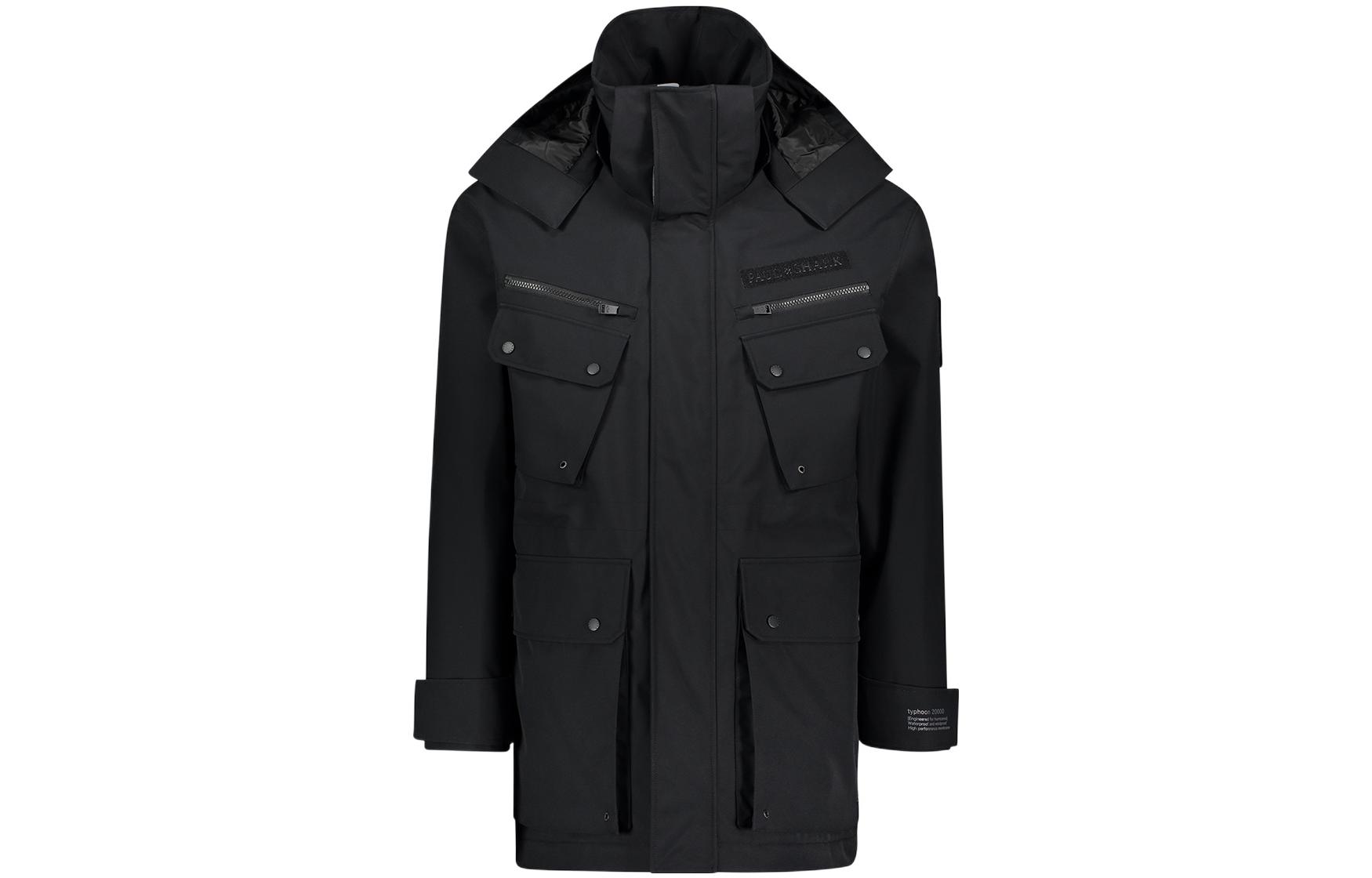 Givenchy SS22 Black Solid Color Zip Pocket Hoodie Jacket Men’s BM00821Y5F-001