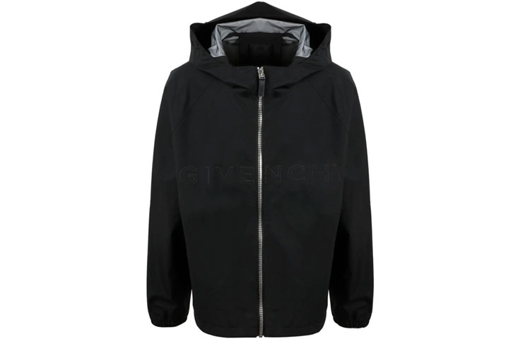 Givenchy SS22 Black Zip-Up Hoodie Jacket Casual Wear BM00WN147N-001