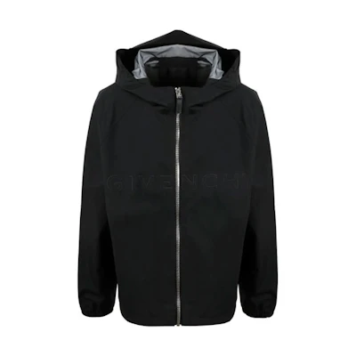 Givenchy SS22 Black Zip-Up Hoodie Jacket Casual Wear BM00WN147N-001