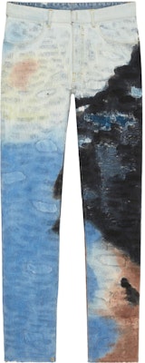 ジバンシィ SS22 ブルー タイダイ ダメージ ストレートレッグ ジーンズ メンズ BM50ST5Y2J-461 Buy ジバンシィ SS22 ブルー タイダイ ダメージ ストレートレッグ ジーンズ メンズ BM50ST5Y2J-461