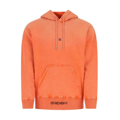 Givenchy SS22 Cartoon Print Orange Hoodie Long Sleeve BMJ0FF3Y69-820