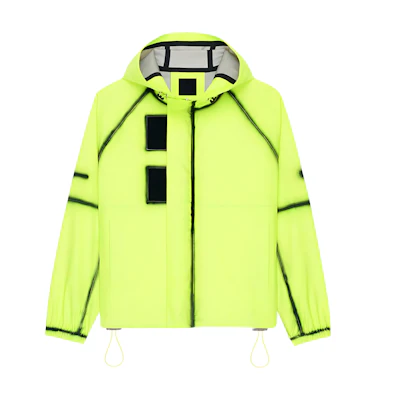 Givenchy SS22 Contrast Clown Print Hooded Jacket Yellow () BM00V91YAM-747