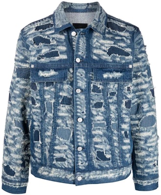 지방시 SS22 디스트레스 데님 자켓 블루 패션 BM00Q650QC-420 Buy 지방시 SS22 디스트레스 데님 자켓 블루 패션 BM00Q650QC-420