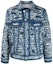 Order 지방시 SS22 디스트레스 데님 자켓 블루 패션 BM00Q650QC-420