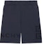 Buy Givenchy SS22 Embroidered Logo Straight Fit Casual Shorts Blue . BM50WC3Y6U-403