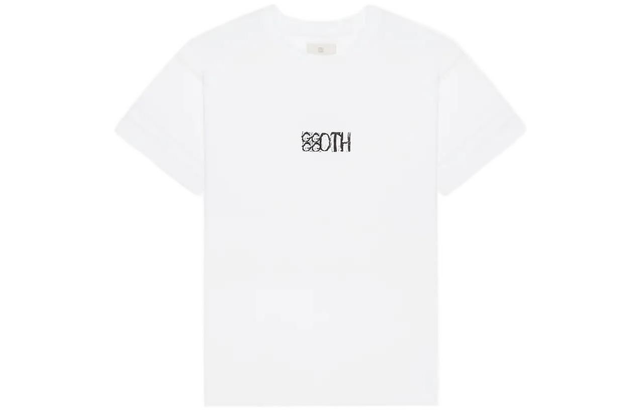 Givenchy SS22 Gothic Letter Print Short Sleeve T-Shirt White - BM71AG3Y6B-100 圖 2