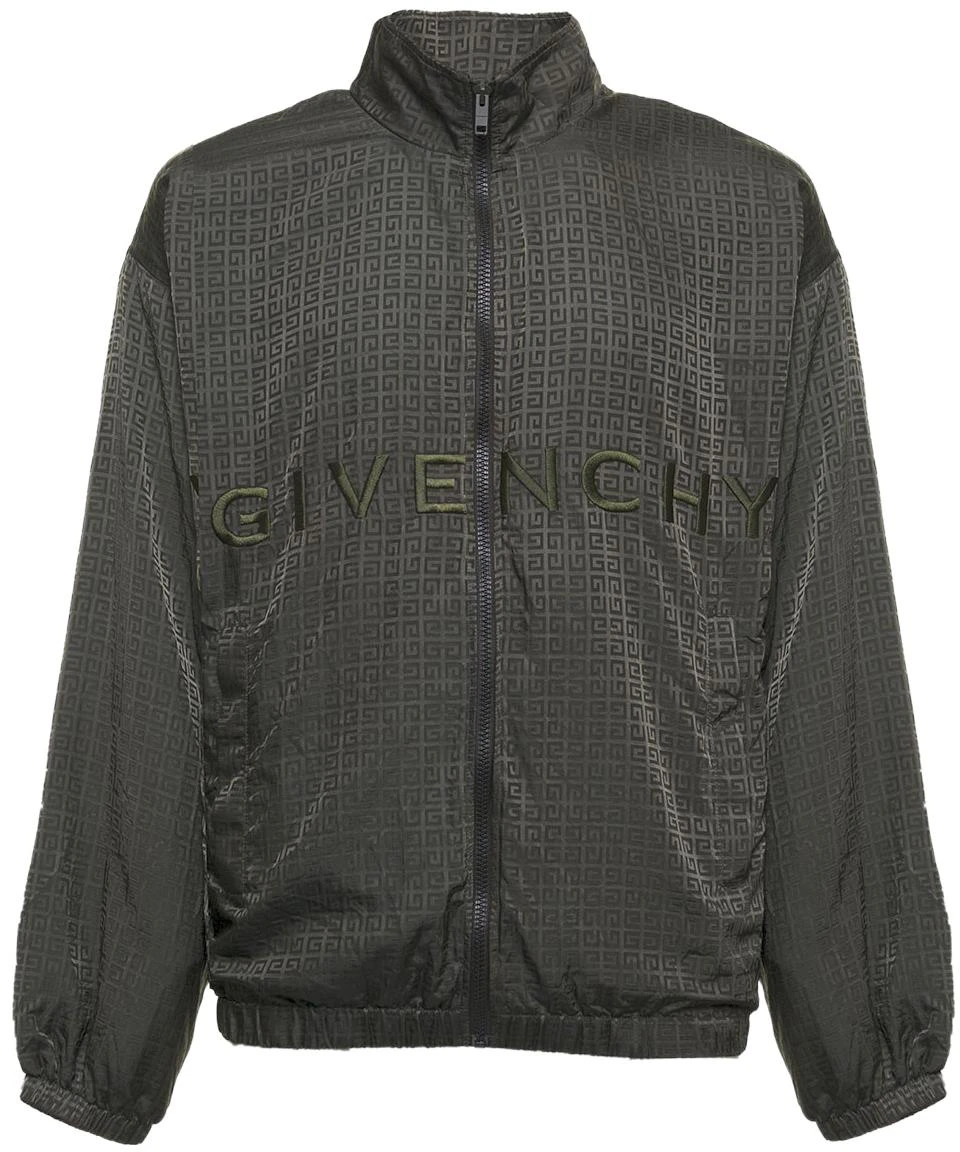 givenchy-ss-22-green-all-over-logo-print-casual-long-sleeve-jacket-for-men-bm-00-rn-140-e-309