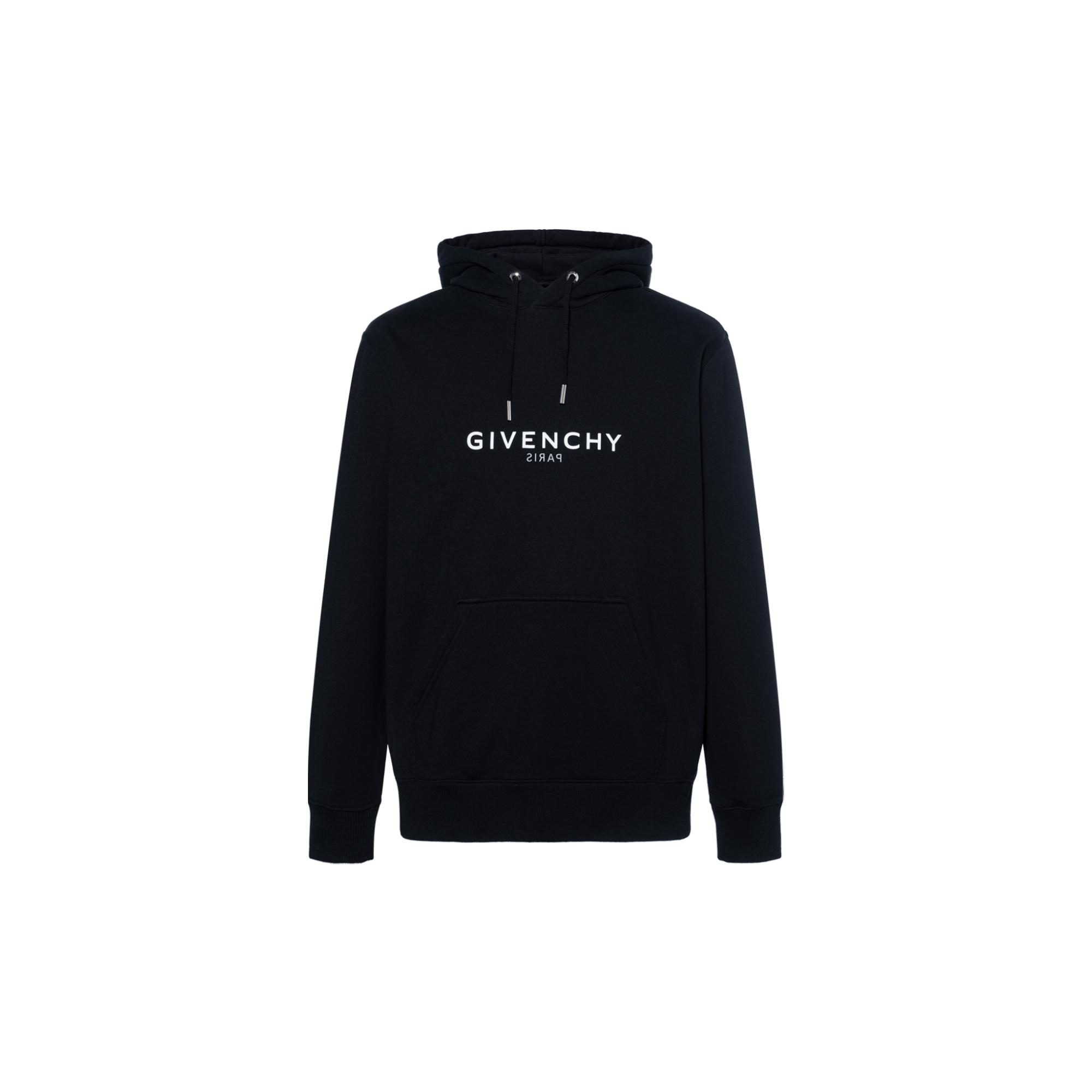 Givenchy SS22 Logo Print Black Long Sleeve Sweatshirt Mens BMJ0GD3Y78-001