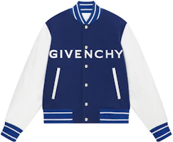 Order GIVENCHY SS22 藍色Logo印花飛行外套 時尚 BM00XY6Y16-114