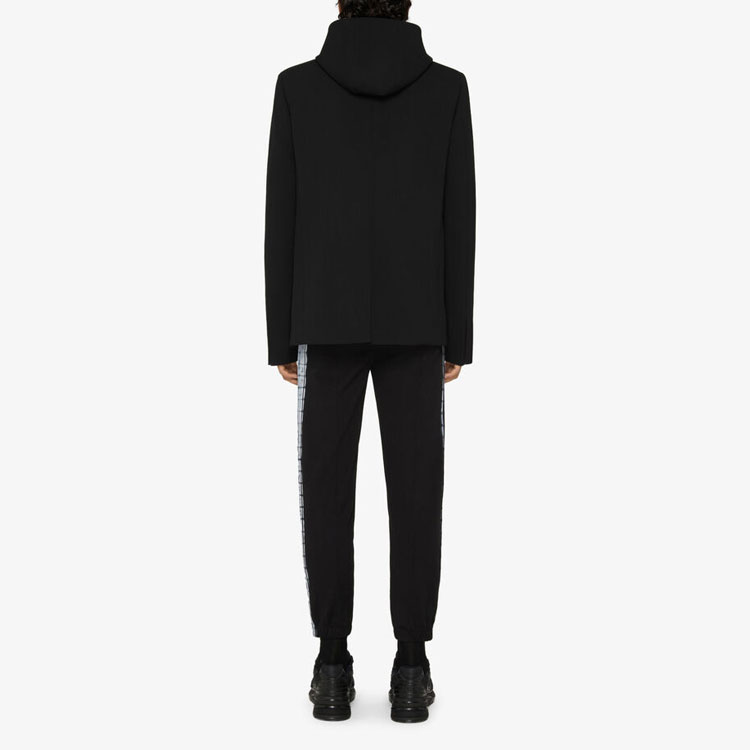 GIVENCHY SS22 Logo Print Knit Straight-Leg Joggers Black Casual Pants BM50ZM30Q6-001 圖 4