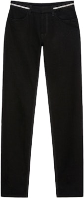 지방시 SS22 메탈릭 디테일 슬림 핏 블랙 남성용 청바지. BM512T50LS-001 Buy 지방시 SS22 메탈릭 디테일 슬림 핏 블랙 남성용 청바지. BM512T50LS-001