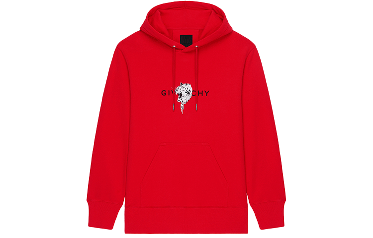 Order Givenchy SS22 Red Tiger Print Hoodie  Fashion BMJ0EV3Y6V-600