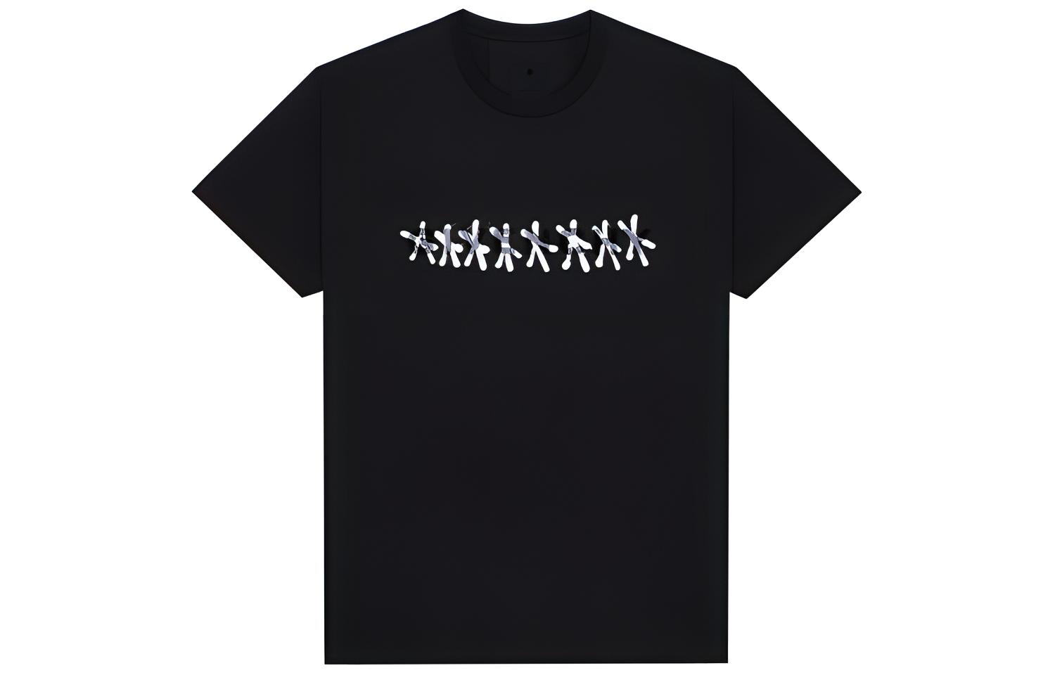 Givenchy SS22 Slim Fit Graphic Black Short Sleeve T-Shirt BM718X3Y6B-001