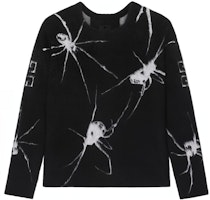GIVENCHY SS22 Spider Jacquard Knit Sweater Black BM90H24Y9B-004 GIVENCHY SS22 Spider Jacquard Knit Sweater Black BM90H24Y9B-004