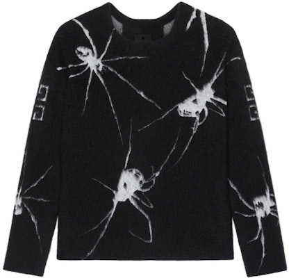 GIVENCHY SS22 Sweater Rajutan Spider Jacquard Hitam. BM90H24Y9B-004 Order GIVENCHY SS22 Sweater Rajutan Spider Jacquard Hitam. BM90H24Y9B-004