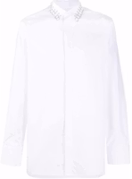 GIVENCHY SS22 White Solid Single-Breasted Long Sleeve Shirt for Men. BM60RY109F100 GIVENCHY SS22 White Solid Single-Breasted Long Sleeve Shirt for Men. BM60RY109F100