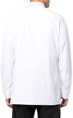 GIVENCHY SS22 Kemeja Lengan Panjang Putih Pria Single-Breasted. BM60RY109F100 Shop GIVENCHY SS22 Kemeja Lengan Panjang Putih Pria Single-Breasted. BM60RY109F100