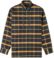 Givenchy SS22 Yellow Black Plaid Long Sleeve Shirt for Men. BM60SA141D-003 Givenchy SS22 Yellow Black Plaid Long Sleeve Shirt for Men. BM60SA141D-003