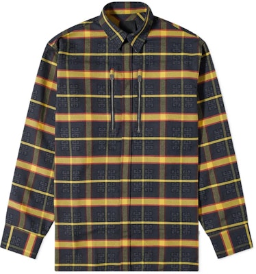 Givenchy Kemeja Kotak-Kotak Kuning Hitam Lengan Panjang Pria SS22. BM60SA141D-003 Buy Givenchy Kemeja Kotak-Kotak Kuning Hitam Lengan Panjang Pria SS22. BM60SA141D-003